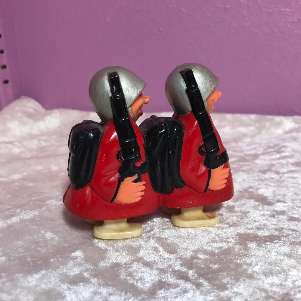 Marx Hap Hop Ramp Walker * Vintage Toy Red Soldiers Retro 50s Made in Hong Kong